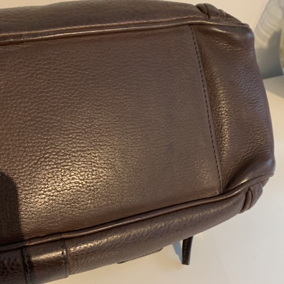 VGUC Mulberry Mabel Chocolate Brown Soft Napa Leather and Suede Shoulder Handbag - Picture 11 of 16